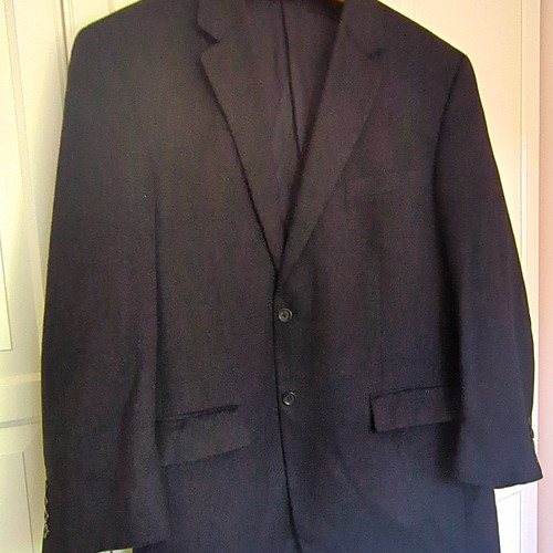 Statements black wool tweed - black,