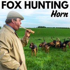 New Fox Hunting Copper Horn