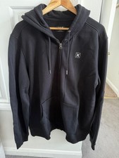 Genuine Gents Hoodie size L HURLEY Zip With Detachable Hood