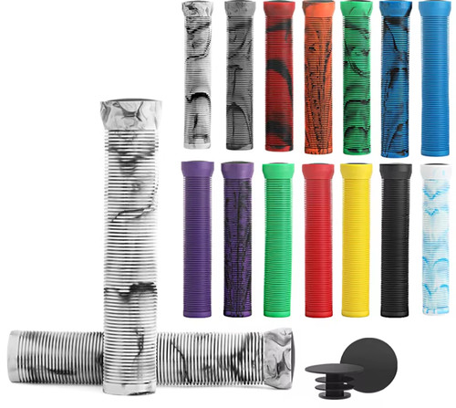 Rubber handlebar grips - handlebar, for