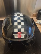 DAVIDA JET HELMET – Black White Check 80270