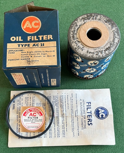New oil filter - filter, ac21