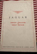 Jaguar Service Facilities In Great Britain XK140,XK150, MK1, MK8, MK9. Handbook