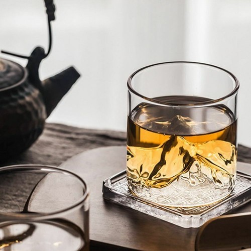 1pc glass cup old fashioned - cup,