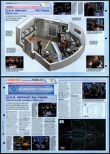 Mess Hall - USS Defiant - Star Trek Fact File Fold-Out Page