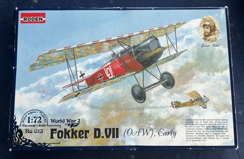 Roden fokker vii - 1/72, d.vii