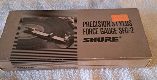 Shure precision stylus - precision, force