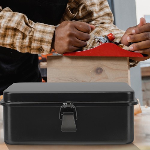 Metal lockable toolbox small - metal,