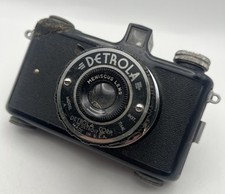 1938 Detrola Model A Vintage Camera Meniscus Lens 127 Roll Film
