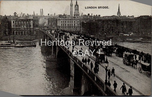 Vintage london bridge river - vintage,