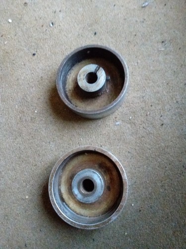 Aluminium flat belt pulley - flat,