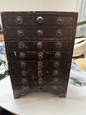 Vintage Wooden 8-Drawer