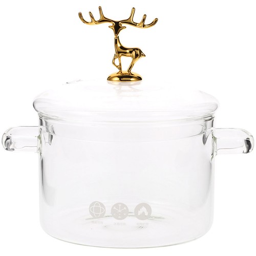 Glass stew pot - glass, for