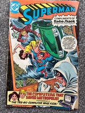 Radio Shack Superman comic