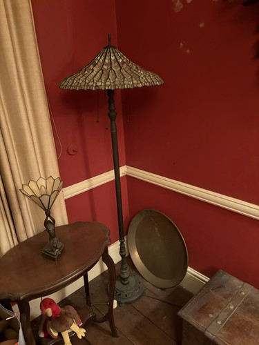 Tiffany standing floor lamp - standing,
