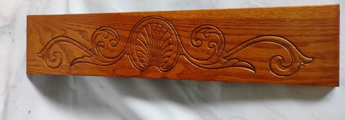 Antique victorian oak pediment - antique,