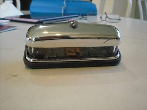New chrome license plate - chrome,