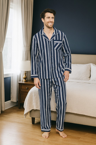 Men pyjama set - men,