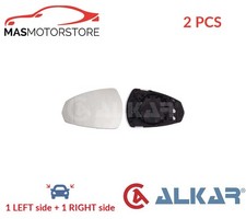 REAR VIEW MIRROR GLASS PAIR LHD ONLY ALKAR 6471782 2PCS A FOR AUDI A3,8VF,8VM