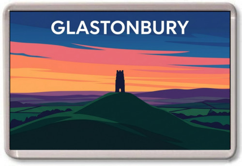 Fridge magnet glastonbury - glastonbury,