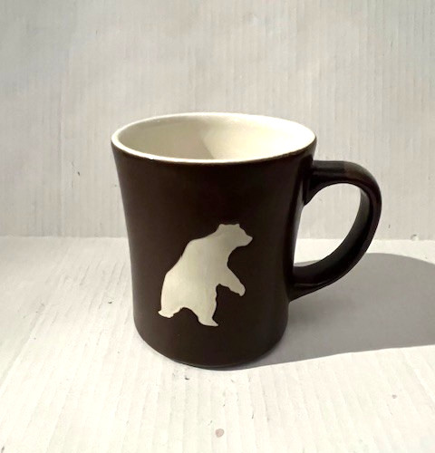 Starbucks polar bear - polar, embossed