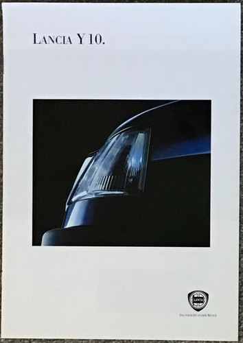 Lancia y10 sales brochure - sales,
