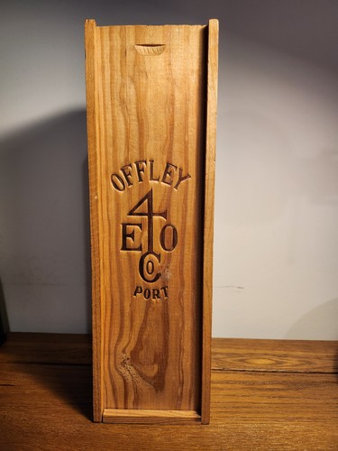 Vintage wooden offley port - vintage,