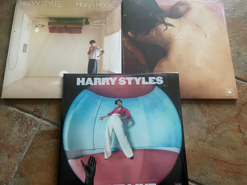 Harry styles black vinyl - black,