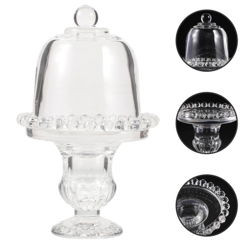 Mini cake stand with dome - with,