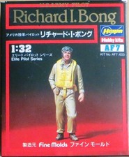 Hasegawa Richard I. Bong 1/32 Scale WW2 USAAF P38 Fighter Pilot Plastic Kit