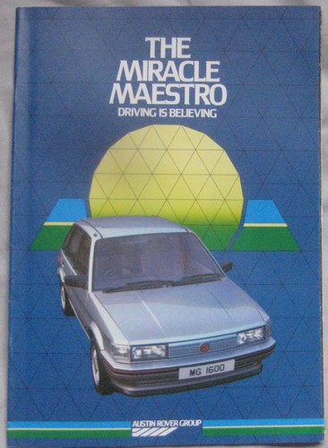 Austin rover maestro brochure - austin,