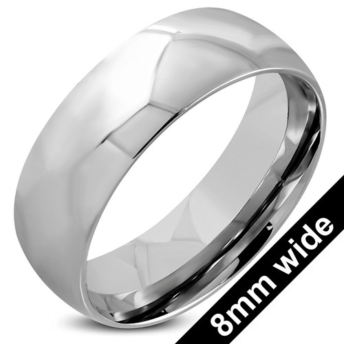 Plain 8mm engravable stainless - engravable,