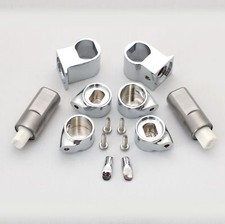 Roca Giralda Senso Hall Soft Close Toilet Seat Hinge Set Only Chrome AI0001200R