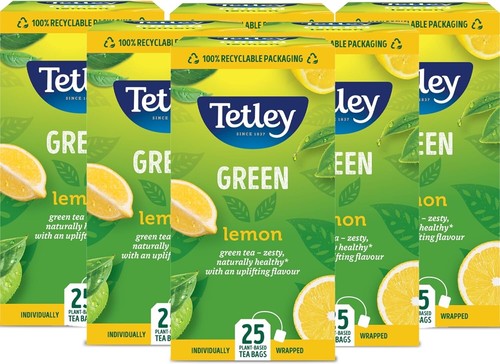 Tetley green lemon tea 50 - lemon,