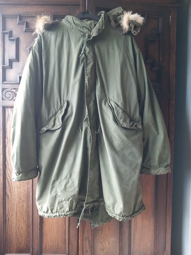 Green mens fishtail parka - mens,