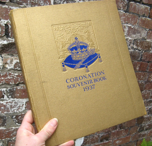 1937 coronation souvenir book - coronation, book-