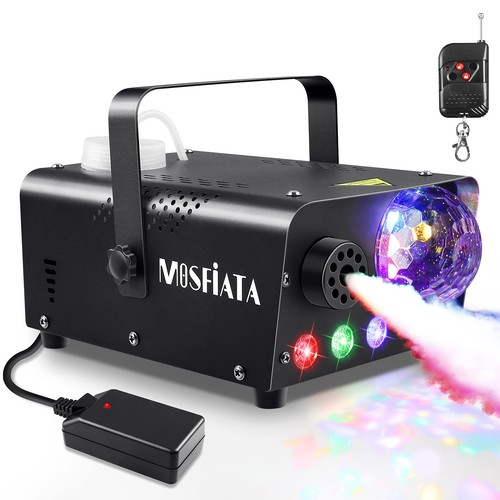 Fog machine with disco lights - with,