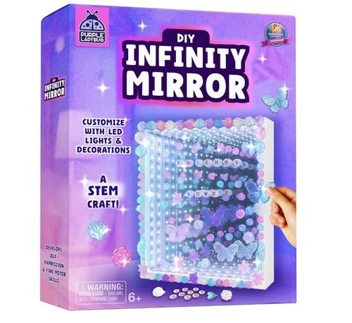 Purple ladybug diy infinity - diy,