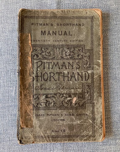 Vintage pitman shorthand - vintage,