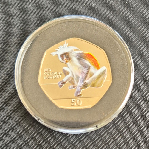 Gibraltar 2018 50p red colobus - 2018,