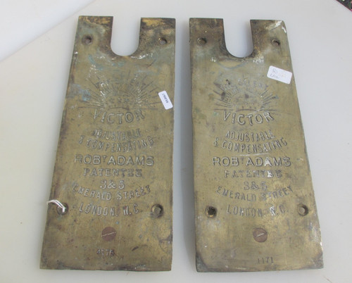 Victorian brass door - brass,