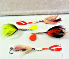 4 Large In Line Spinners Musky