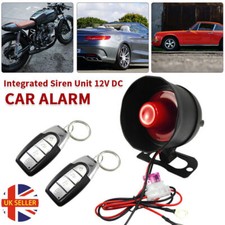 Car Vehicle Security System Burglar Alarm Protection Anti-theft System 2 Remote