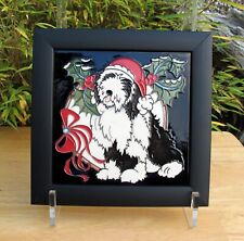 Moorcroft HATTIE Plaque PLQ7 Old English Sheep Dog First Quality  Rachel Bishop