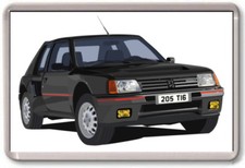 FRIDGE MAGNET -  PEUGEOT 205
