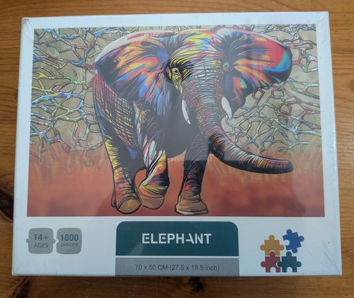 African elephant 1000 piece - african,