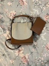 Zara Tan Bucket Bag With Two