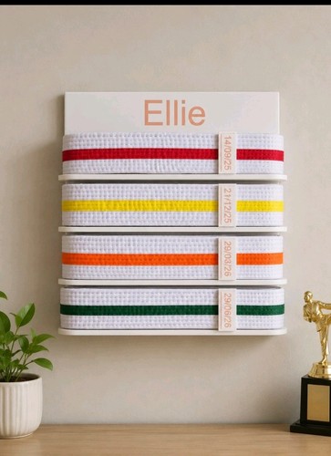 Martial arts belt display - arts,