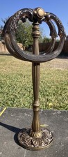 Vintage Brass Standing Double