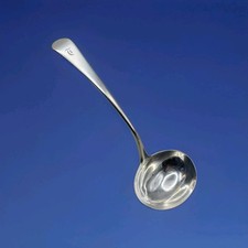 Georgian Sterling Silver Sauce Ladle by Richard Crossley London 1793